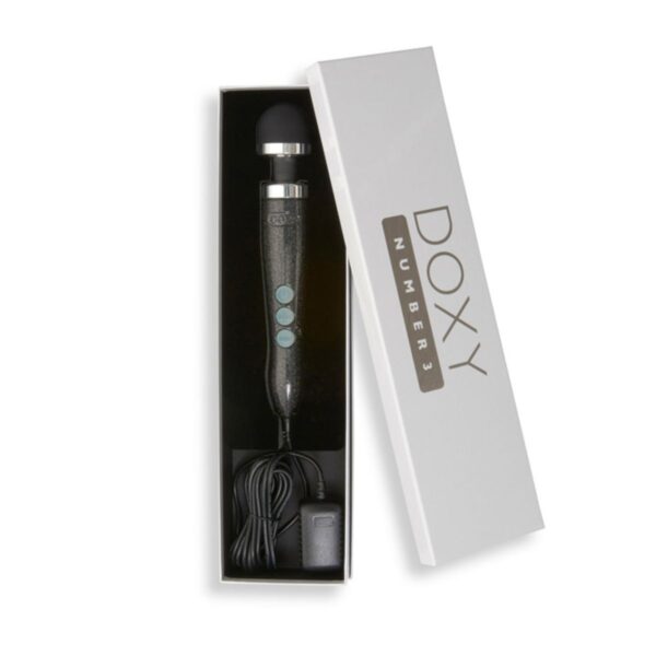 Doxy Die Cast 3 Wand Vibrator - Disco Black - Afbeelding 4