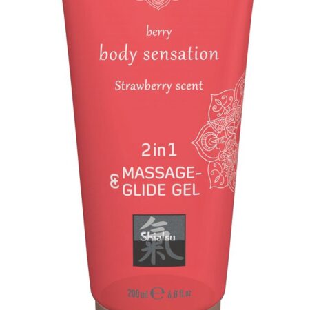 Massage- & Glide Gel 2 in 1 - Aardbei