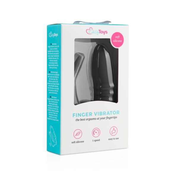 Vinger Vibrator - Zwart - Afbeelding 6