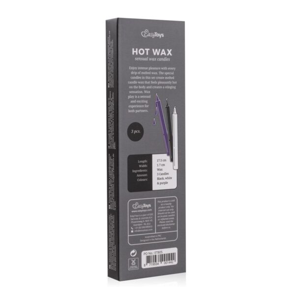 Hot Wax SM Kaarsen - 3 stuks - Afbeelding 4