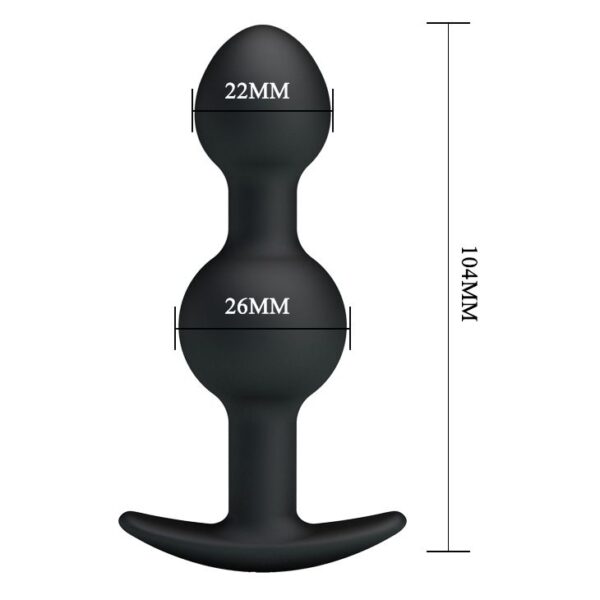 Verzwaarde Dubbele Anaal Plug - Afbeelding 5