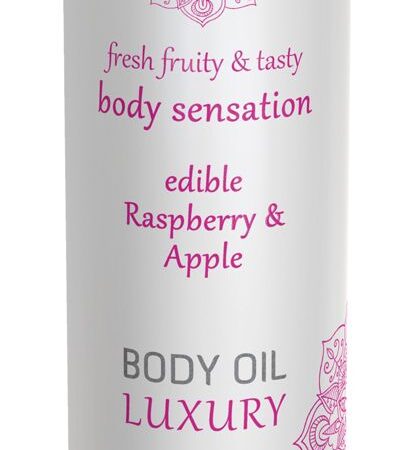 Luxe Eetbare Body Oil - Framboos & Appel