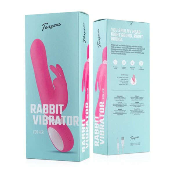 Roterende & Vibrerende Rabbit Vibe - Afbeelding 12