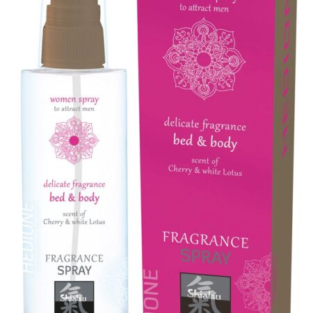 Feromonen Bed & Body Spray Voor Vrouwen - Kers & Witte Lotus