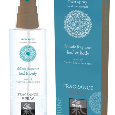 Feromonen Bed & Body Spray Voor Mannen - Amber & Japanse Mint