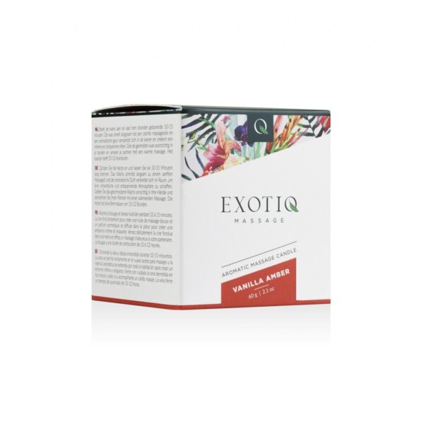Exotiq Massagekaars Vanille Amber - 60g - Afbeelding 4