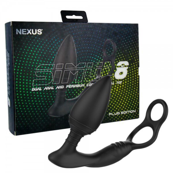 Nexus - Simul8 Buttplug Met Cockring & Ballstretcher - Afbeelding 2