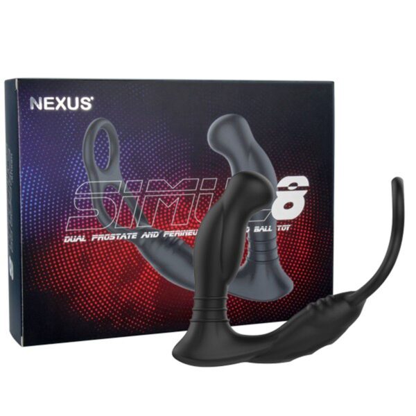 Nexus - Simul8 Prostaat Vibrator Met Cockring & Ballstretcher - Afbeelding 3