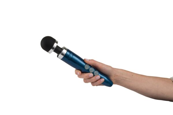 Doxy Die Cast 3R Wand Vibrator - Electric Blue - Afbeelding 3
