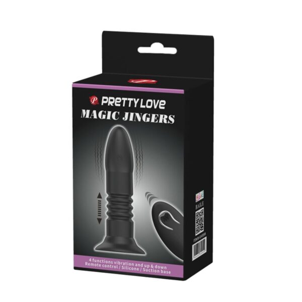 Magic Jingers Vibrerende/Stotende Buttplug - Afbeelding 4