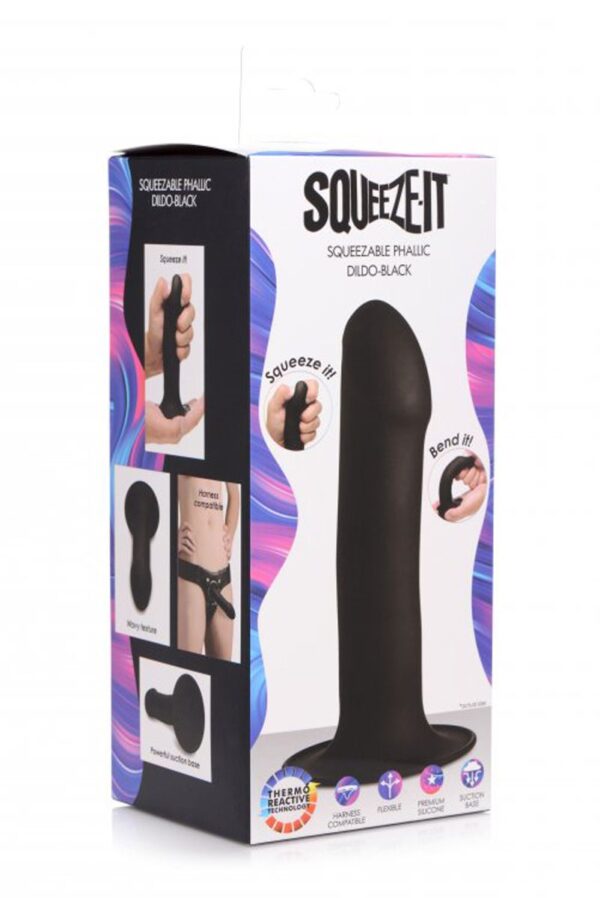 Squeeze-It Phallic Dildo - 15.5 cm - Afbeelding 7