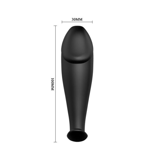 Zwarte Vibrerende Buttplug met Afstandsbediening - Afbeelding 5