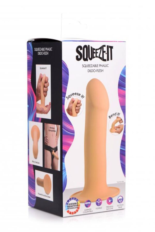Squeeze-It Phallic Dildo - 15.2 cm - Afbeelding 6