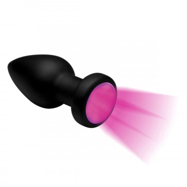Vibrerende Buttplug Met LED-licht - Medium - Afbeelding 3
