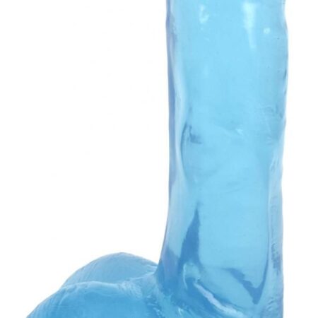 Lollicock - Dildo Slim Stick With Balls - Berry Ice - 15.8 cm