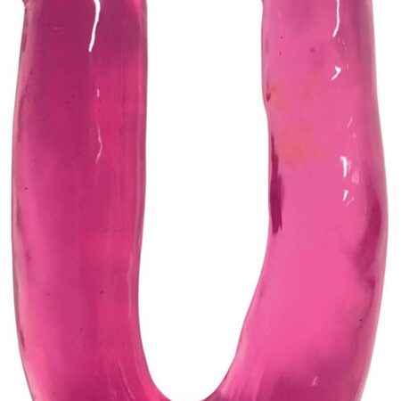 Lollicock - Sweet Slim Double Dipper Dildo - Cherry Ice - 33 cm