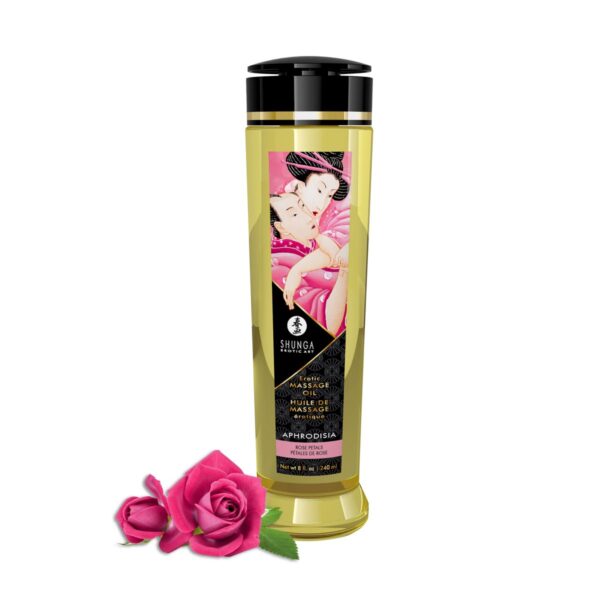 Shunga - Aphrodisia Massage Olie Roses - 240 ml - Afbeelding 2