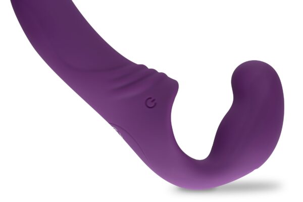 Strapless Strap-On Vibrator - Paars - Afbeelding 3