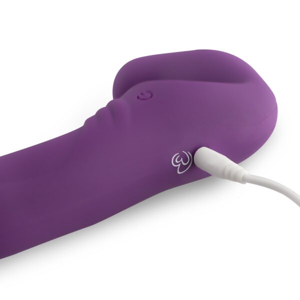 Strapless Strap-On Vibrator - Paars - Afbeelding 6