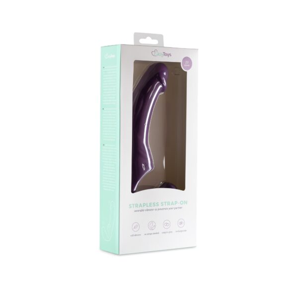 Strapless Strap-On Vibrator - Paars - Afbeelding 4