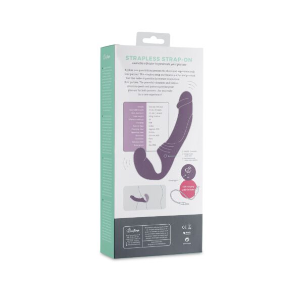 Strapless Strap-On Vibrator - Paars - Afbeelding 8