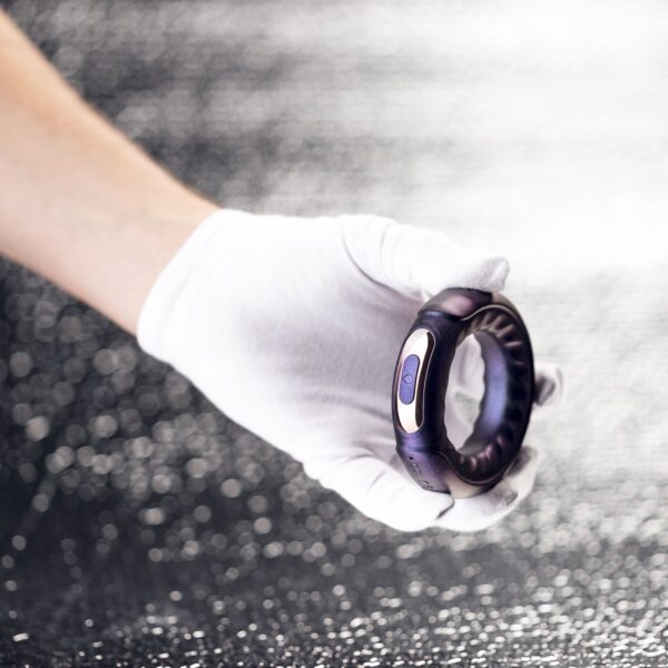 Hueman - Saturn Vibrerende Cock/Ball Ring - Afbeelding 9