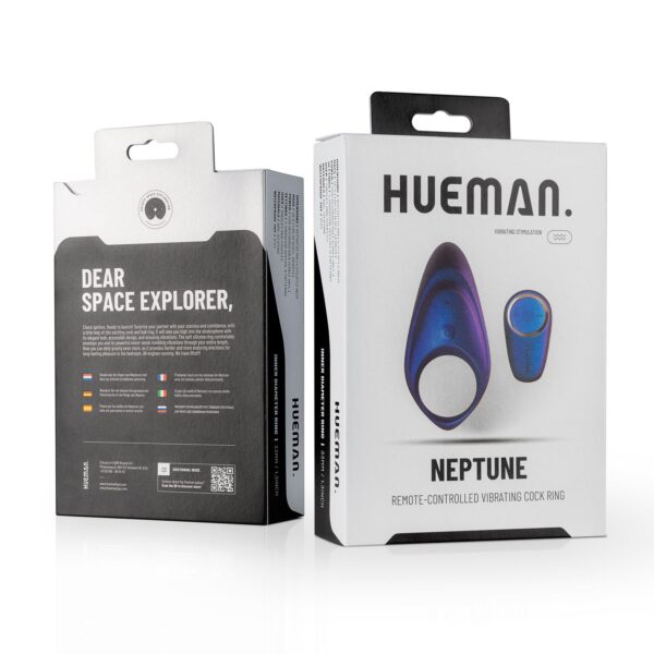 Hueman - Neptune Vibrerende Cockring + Afstandsbediening - Afbeelding 11