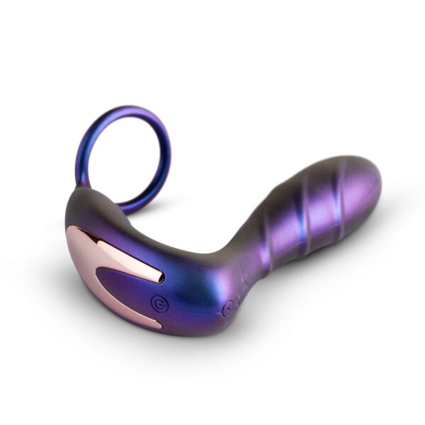 Hueman - Black Hole Anaal Vibrator Met Cockring - Afbeelding 8