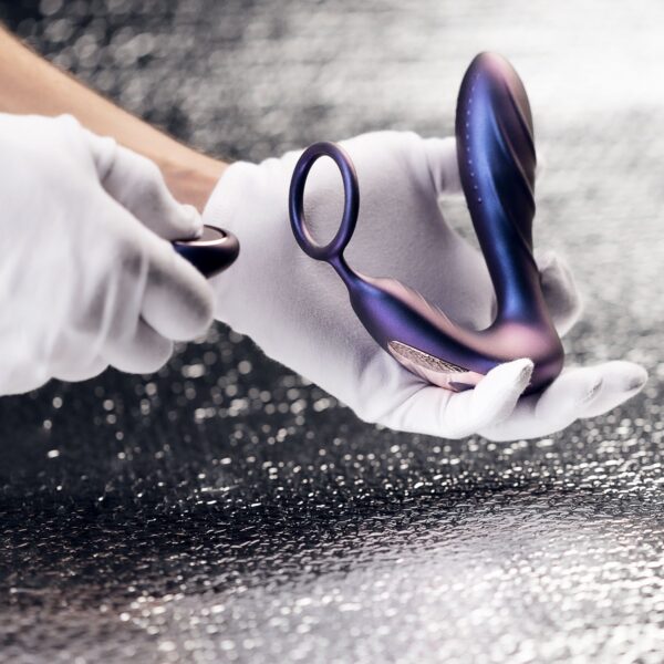 Hueman - Black Hole Anaal Vibrator Met Cockring - Afbeelding 11