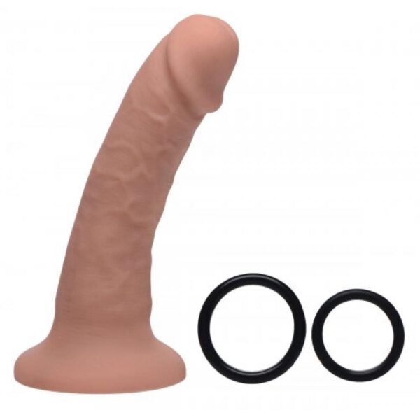Brazen Siliconen Dildo Met Harnas - 20 cm - Afbeelding 3