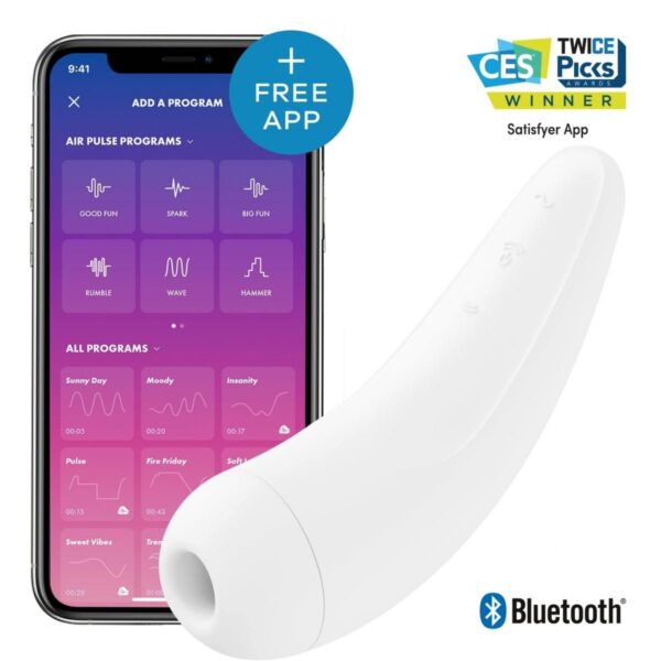 Satisfyer Curvy 2+ Wit - Afbeelding 3