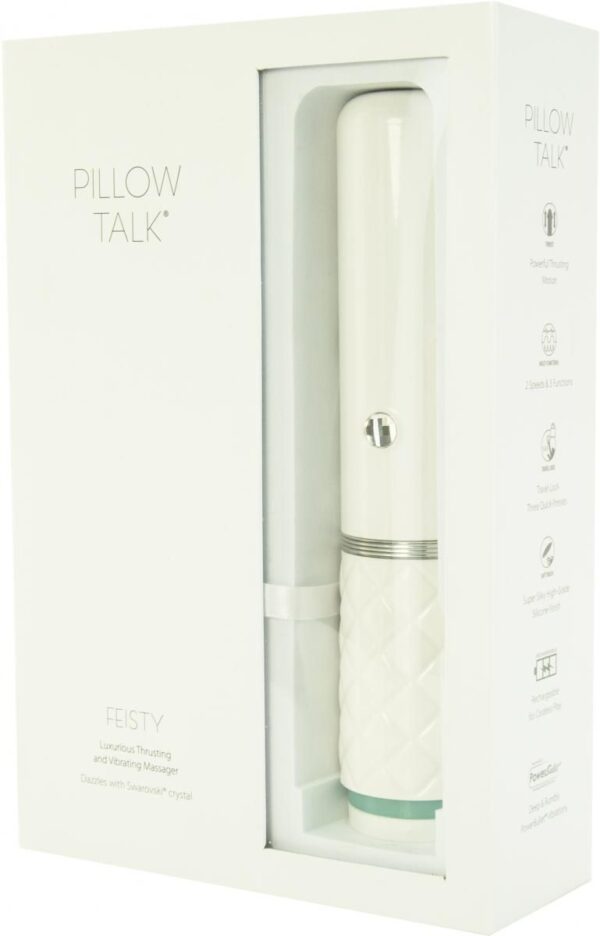 Pillow Talk - Feisty Stotende Vibrator - Teal - Afbeelding 6