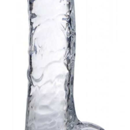 Jock C-Thru Transparante Dildo - 21 cm.