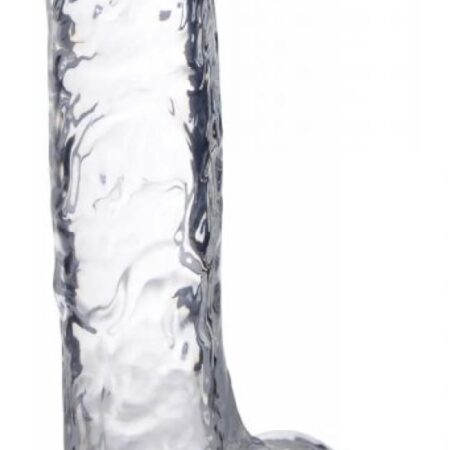 Jock C-Thru Transparante Dildo - 25 cm.