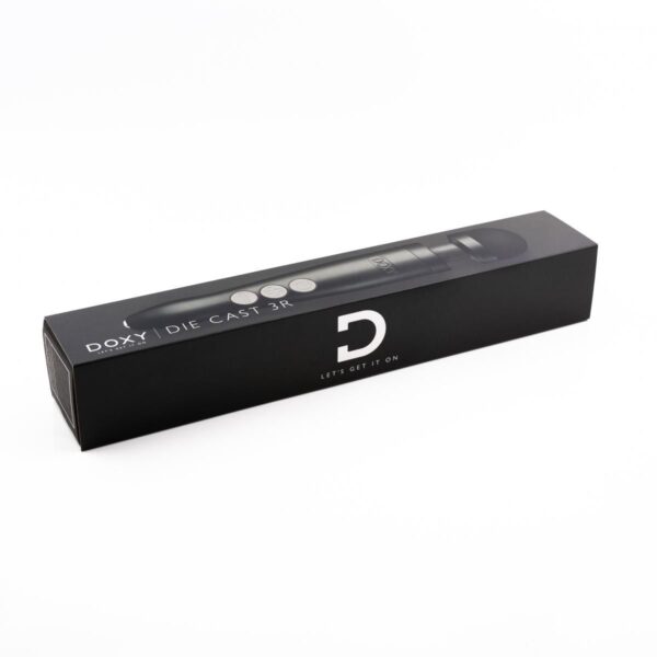 Doxy Die Cast 3R Wand Vibrator - Zwart - Afbeelding 4