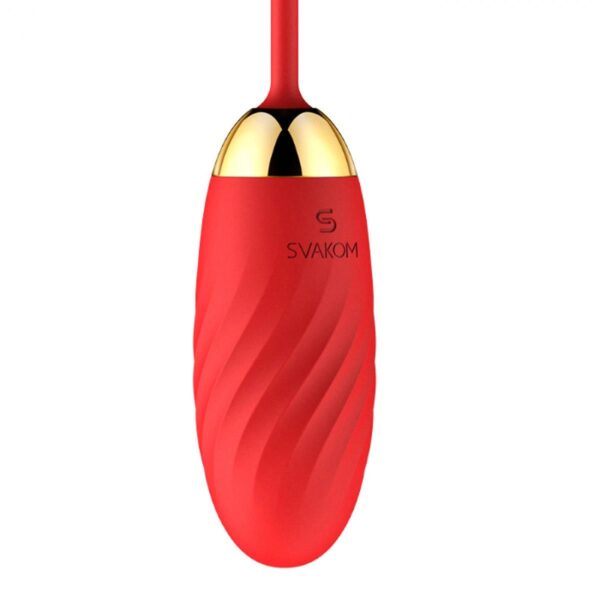 SVAKOM - Ella Neo Vibratie Eitje App Controlled - Red - Afbeelding 2