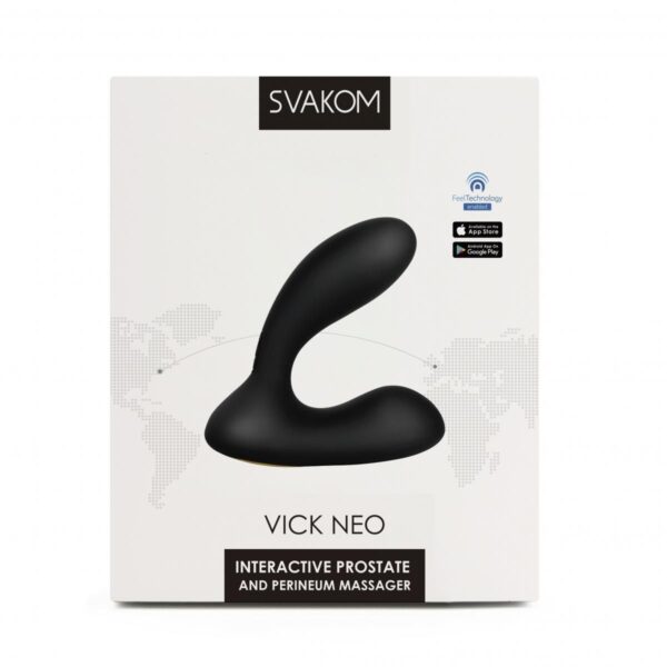 SVAKOM - Vick Prostaat Vibrator App Controlled - Zwart - Afbeelding 3
