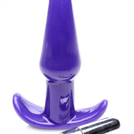 Smooth Vibrerende Anaalplug - Paars