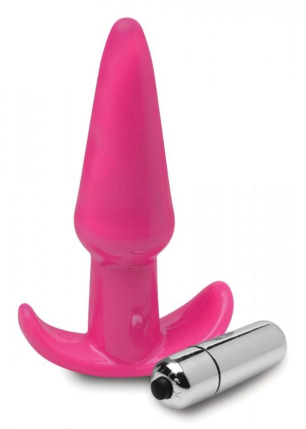 Smooth Vibrerende Anaalplug - Roze - Afbeelding 3