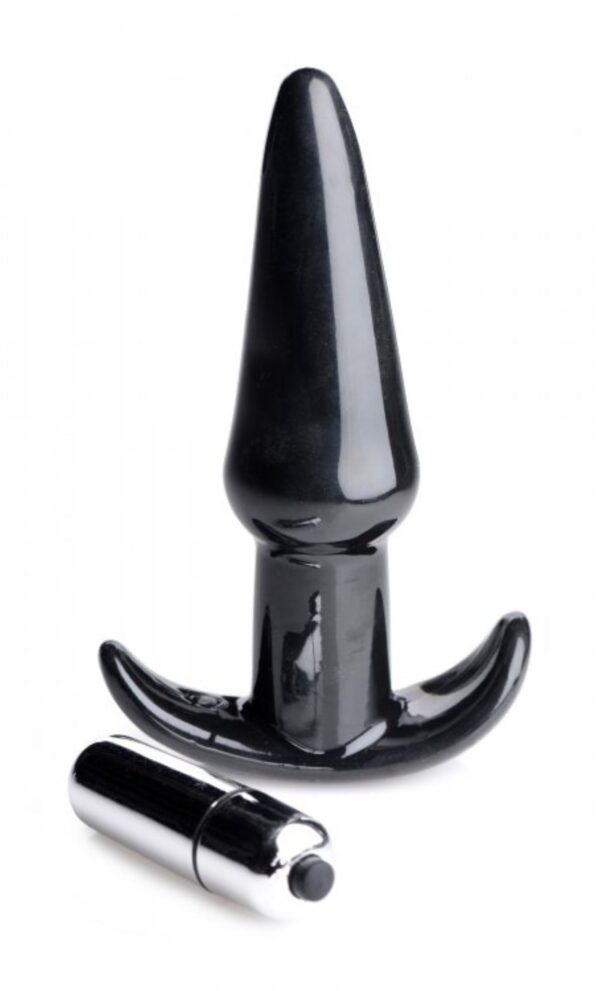 Smooth Vibrerende Anaalplug - Zwart - Afbeelding 3