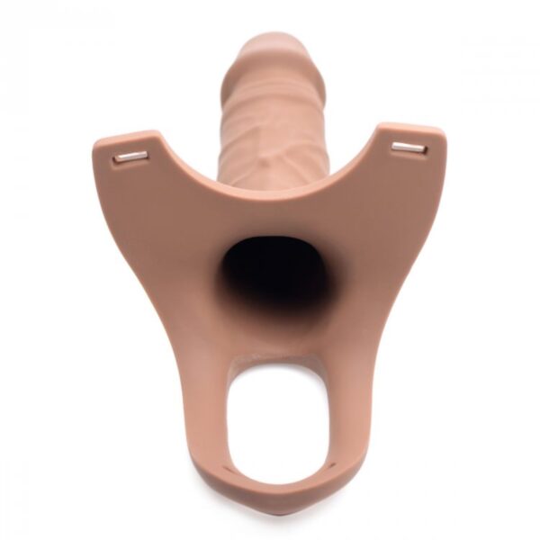 Holle Strap-On Siliconen Dildo Met Harnas - Afbeelding 3