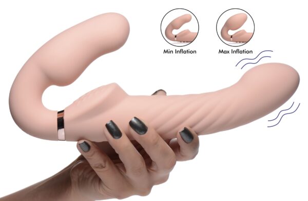 Swirl Vibrerende Strapless Strap-On - Afbeelding 6