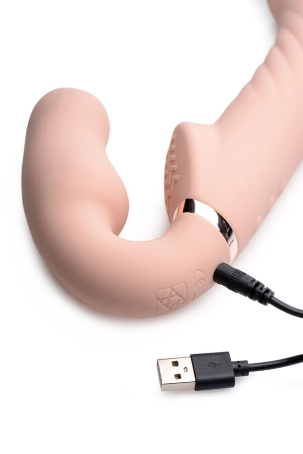 Swirl Vibrerende Strapless Strap-On - Afbeelding 7