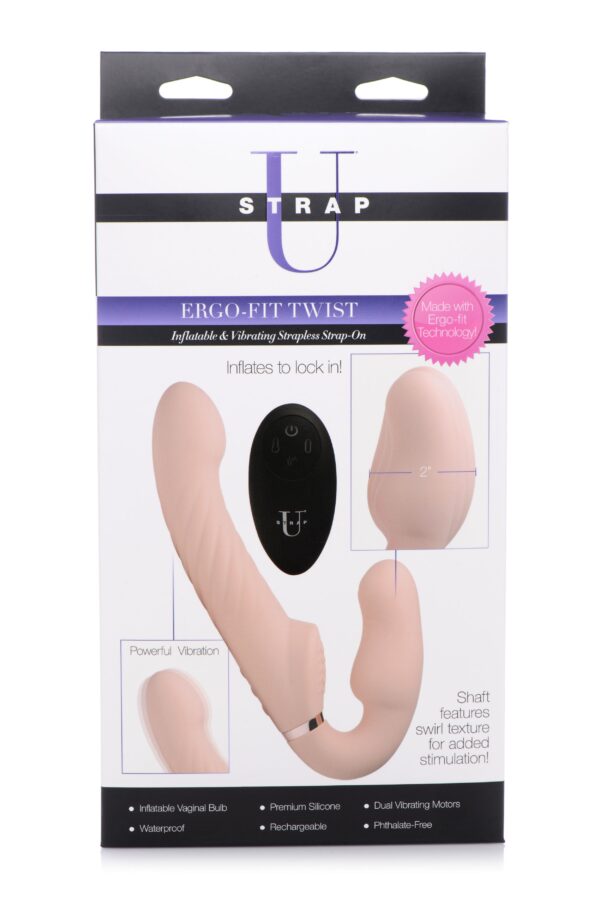 Swirl Vibrerende Strapless Strap-On - Afbeelding 8