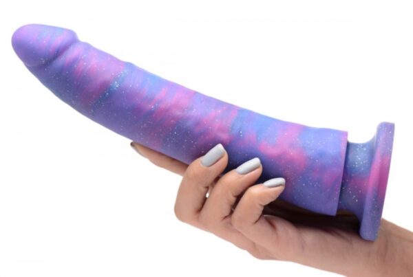 Magic Stick Siliconen Dildo Met Glitters - 24 cm - Afbeelding 2