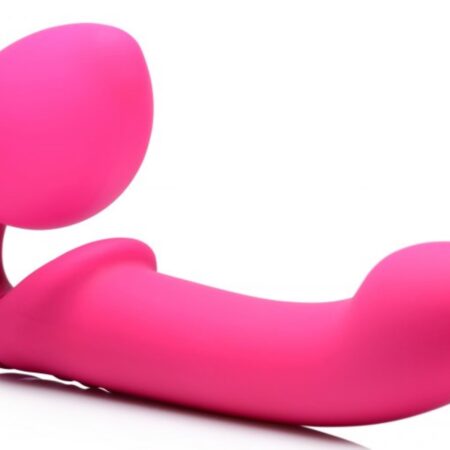 G-Pulse Vibrerende Strapless Strap-On Vibrator Met Afstandsbediening - Roze