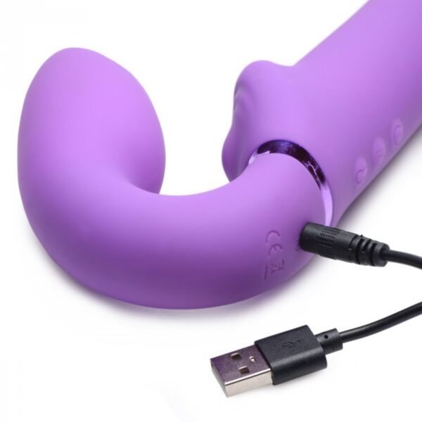 G-Pulse Vibrerende Strapless Strap-On - Paars - Afbeelding 6