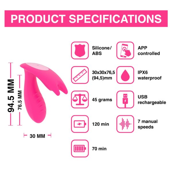 Magic Motion - Eidolon Smart Wearable Dual Motor Vibrator - Afbeelding 3