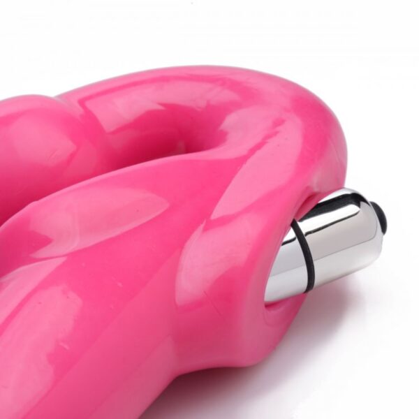 Revolver Vibrerende Strapless Strap-On XXL - Roze - Afbeelding 2