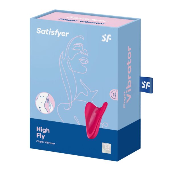 Satisfyer High Fly Vingervibrator - Rood - Afbeelding 5
